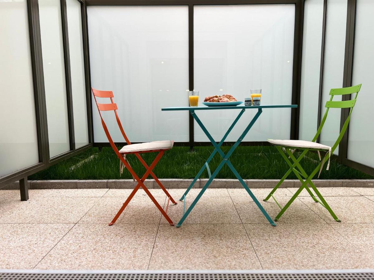 Studio Spacieux 4 Personnes Avec Terrasse Privee & Bureau - Gare A 4Min, Paris En 30Min Villiers-sur-Marne Exteriér fotografie